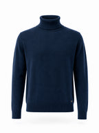 Mens Solid High Neck Sweater