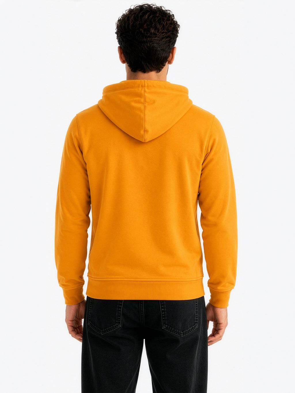 Men Solid Hooded Sweatshirt