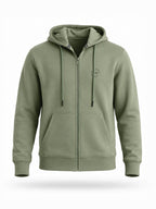 Men Solid Hooded Sweatshirt