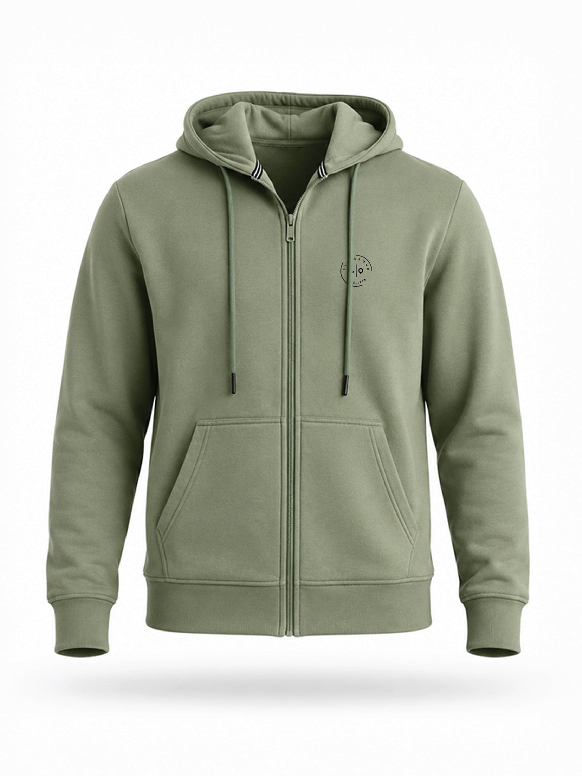Men Solid Hooded Sweatshirt