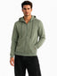 Men Solid Hooded Sweatshirt