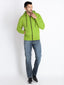 Solid Fleece Zipper Sweatshirt With Hoodie