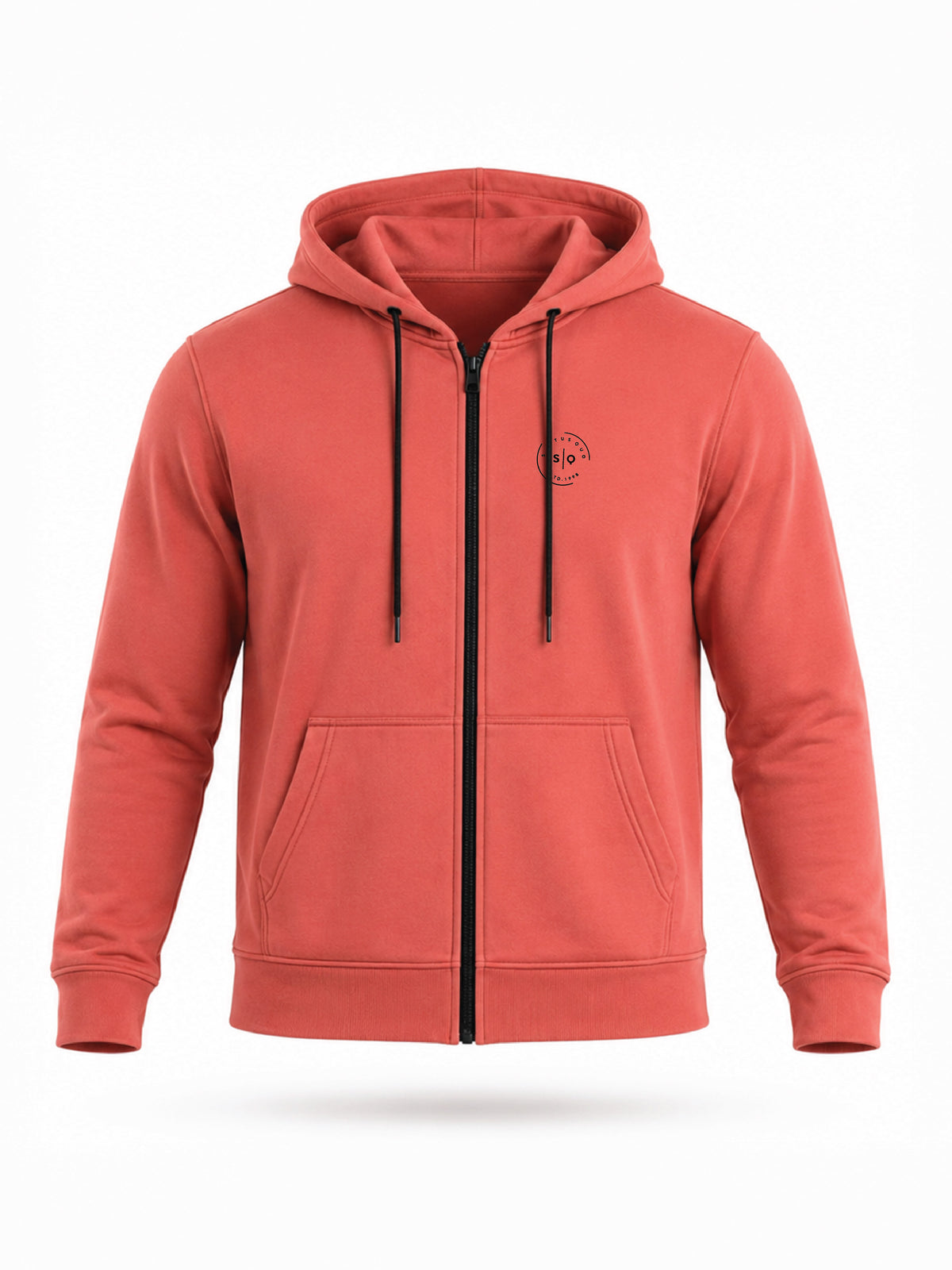 Men Solid Hooded Sweatshirt