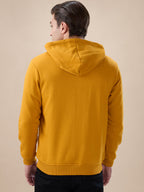 H. Mustard Logo Zip Hoodie