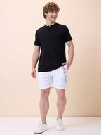 Men's Solid Regular Fit Drawstring Short