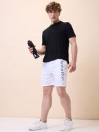 Men's Solid Regular Fit Drawstring Short