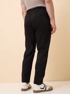 Status Quo Men's New Basic Solid Regular Fit Drawstring Track Pant