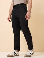 Status Quo Men's New Basic Solid Regular Fit Drawstring Track Pant