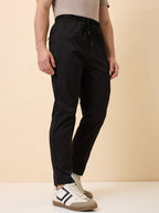 Status Quo Men's New Basic Solid Regular Fit Drawstring Track Pant