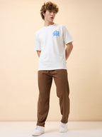 Status Quo Men's New Basic Solid Regular Fit Drawstring Track Pant