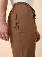 Status Quo Men's New Basic Solid Regular Fit Drawstring Track Pant