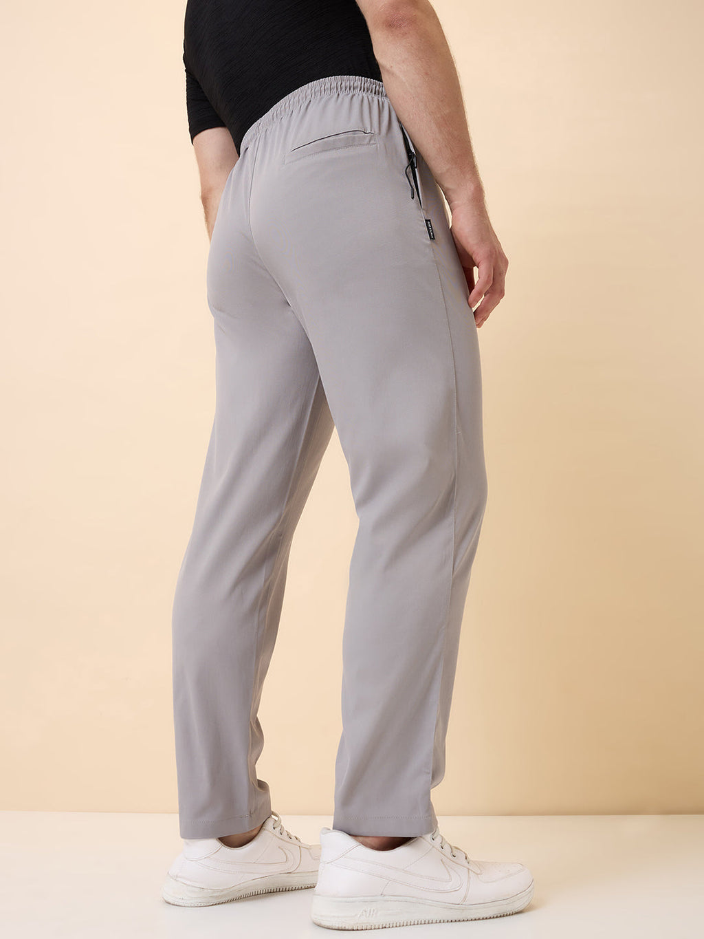 Status Quo Men's New Basic Solid Regular Fit Drawstring Track Pant