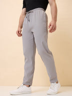 Status Quo Men's New Basic Solid Regular Fit Drawstring Track Pant