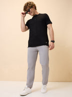 Status Quo Men's New Basic Solid Regular Fit Drawstring Track Pant