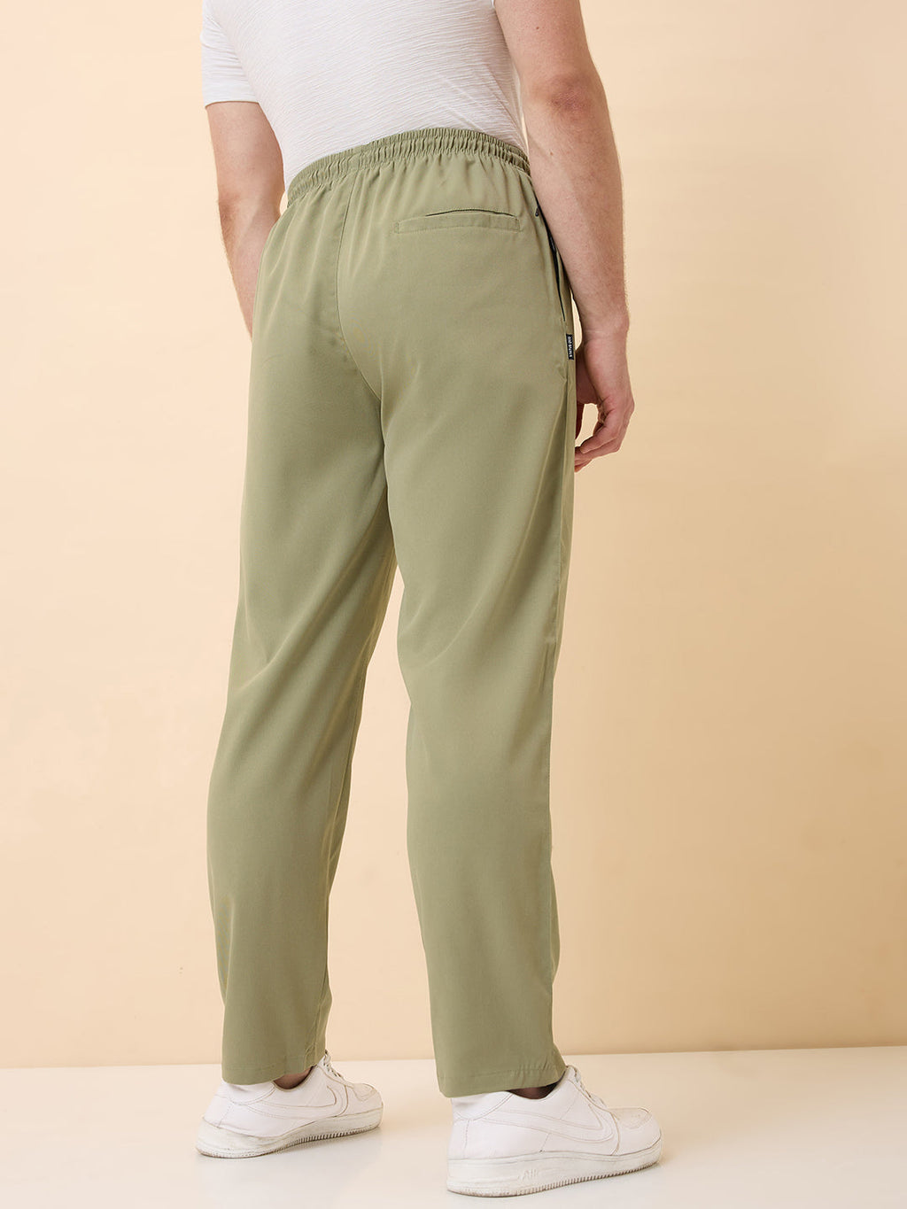 Status Quo Men's New Basic Solid Regular Fit Drawstring Track Pant