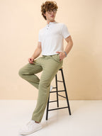 Status Quo Men's New Basic Solid Regular Fit Drawstring Track Pant