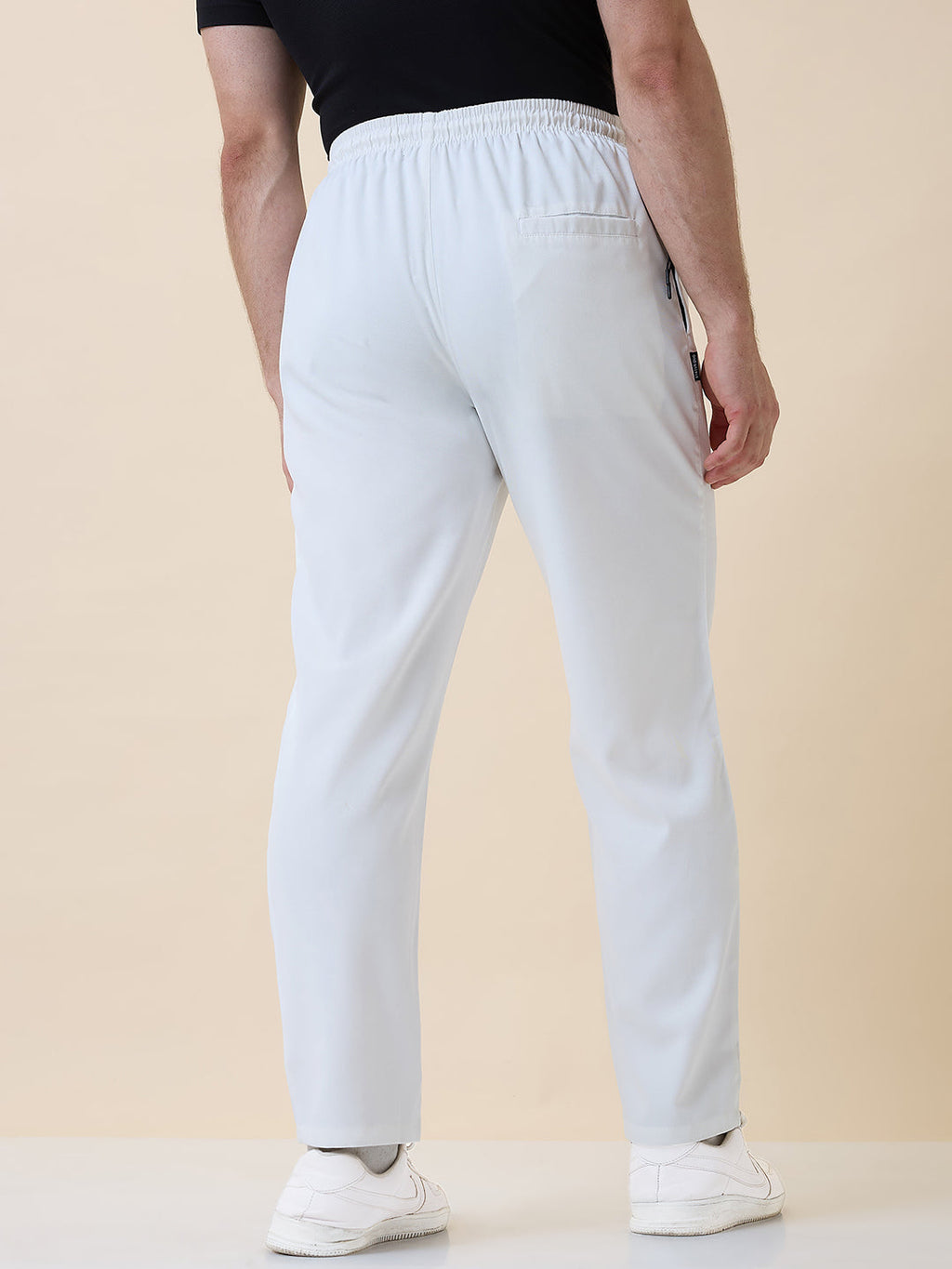 Status Quo Men's New Basic Solid Regular Fit Drawstring Track Pant