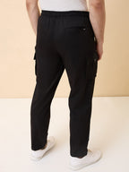 Status Quo Men's New Basic Solid Regular Fit Drawstring Track Pant