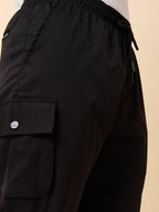 Status Quo Men's New Basic Solid Regular Fit Drawstring Track Pant