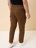 Status Quo Men's New Basic Solid Regular Fit Drawstring Track Pant