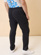 Status Quo Men's New Basic Solid Regular Fit Drawstring Track Pant