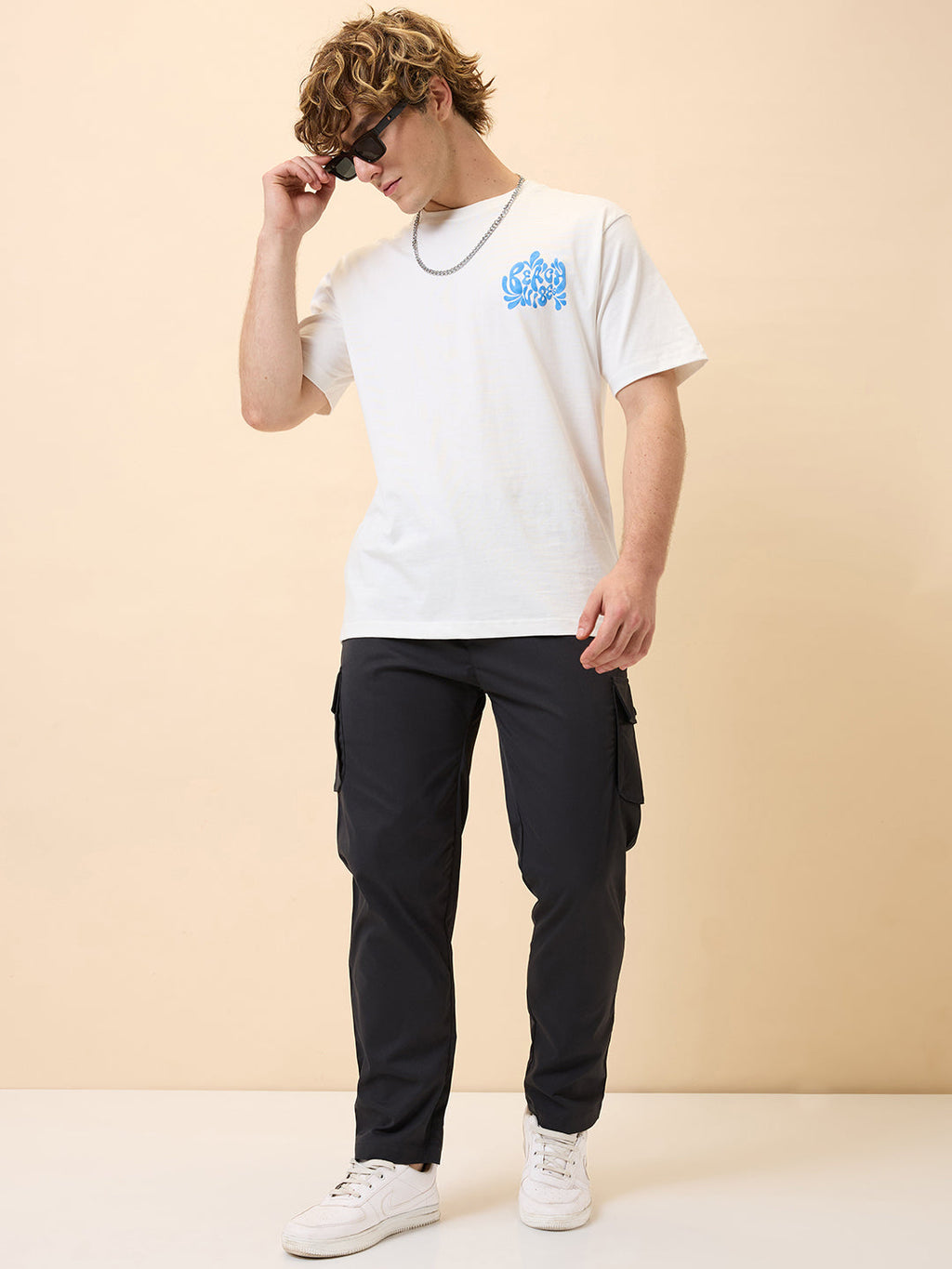 Status Quo Men's New Basic Solid Regular Fit Drawstring Track Pant