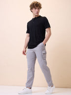Status Quo Men's New Basic Solid Regular Fit Drawstring Track Pant