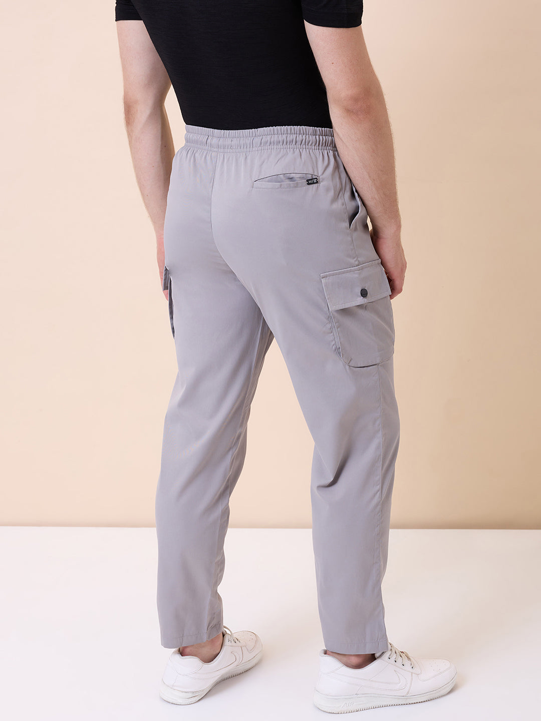 Status Quo Men's New Basic Solid Regular Fit Drawstring Track Pant