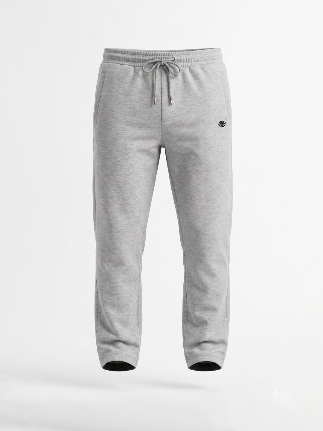 Grey Solid Track Pants