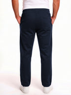 Navy Solid Track Pants