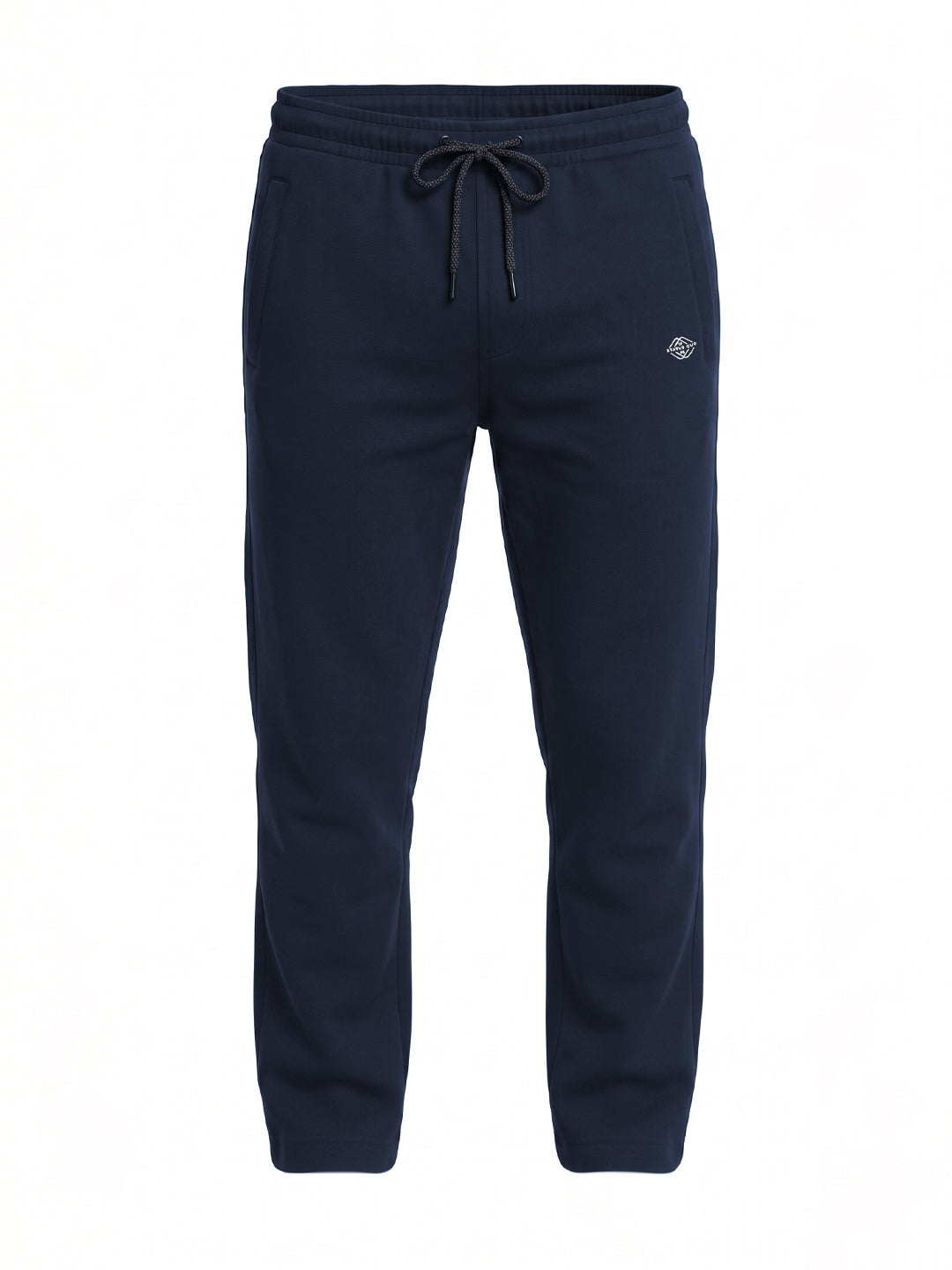 Navy Solid Track Pants