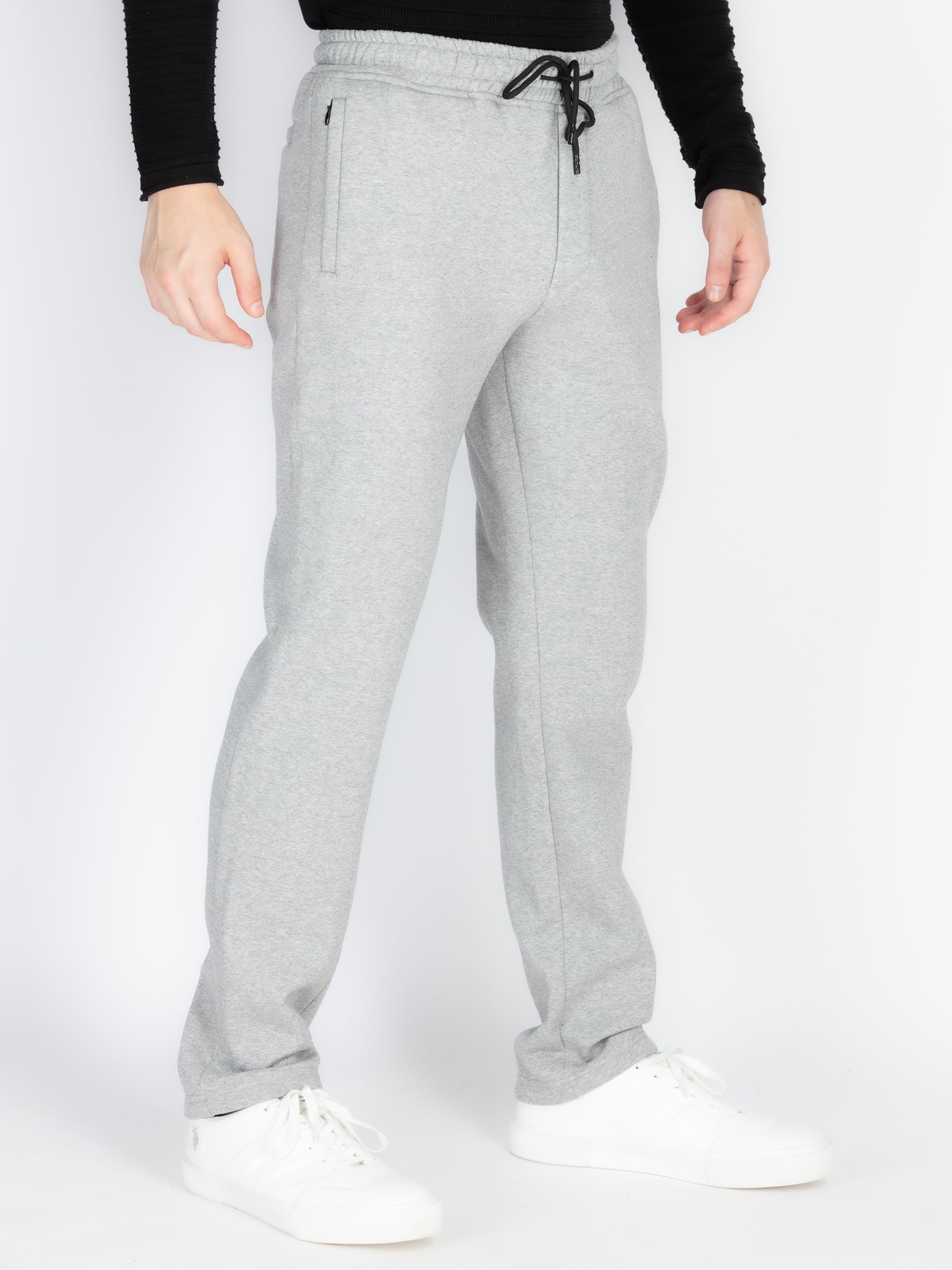 Mens Solid Track Pants Secondary image