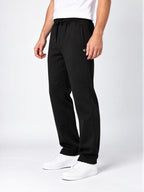 Men's Cotton Blend Regular Fit Drawstring Track Pants