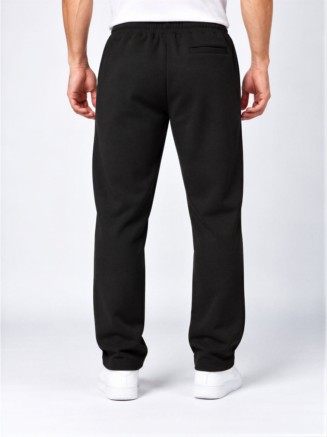 Men's Cotton Blend Regular Fit Drawstring Track Pants