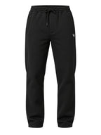 Men's Cotton Blend Regular Fit Drawstring Track Pants