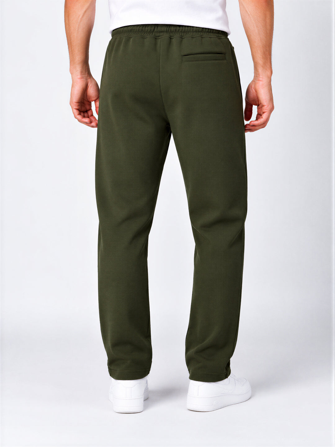 Men’s Cotton Blend Regular Fit Drawstring Track Pants