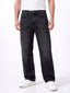 Black Washed Relaxed Fit Jeans