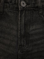 Black Washed Relaxed Fit Jeans