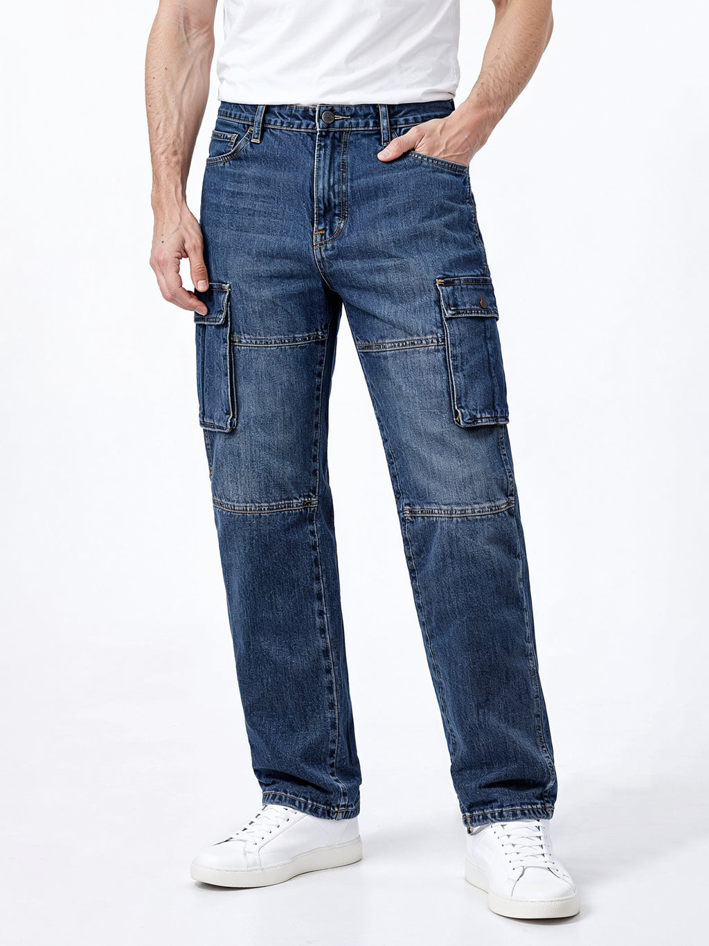 Status Quo |Men's Cargo Denim  - 28,30,32,34,36