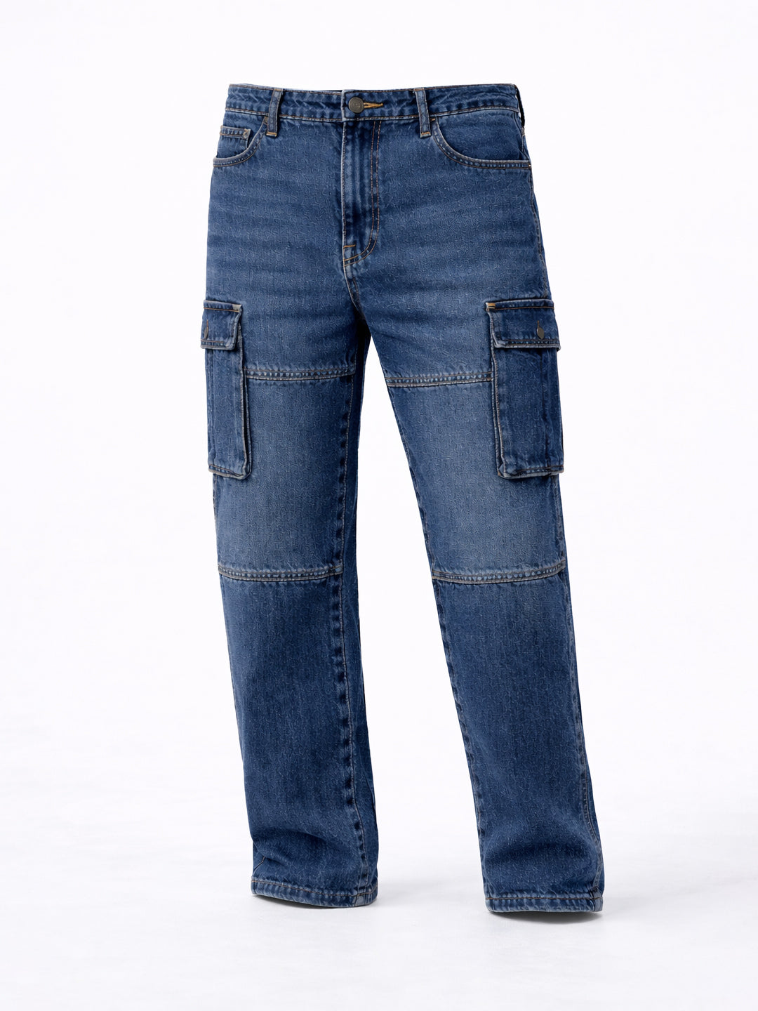 Indigo Utility Cargo Denim Secondary image