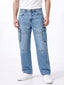 Light Blue Utility Cargo Denim