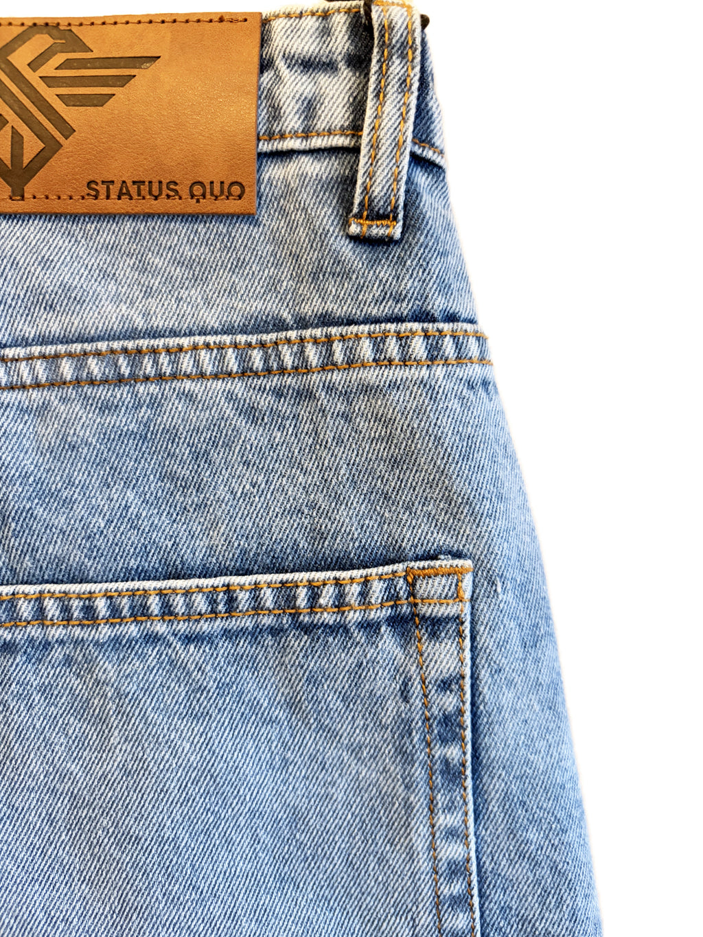 Light Blue Utility Cargo Denim