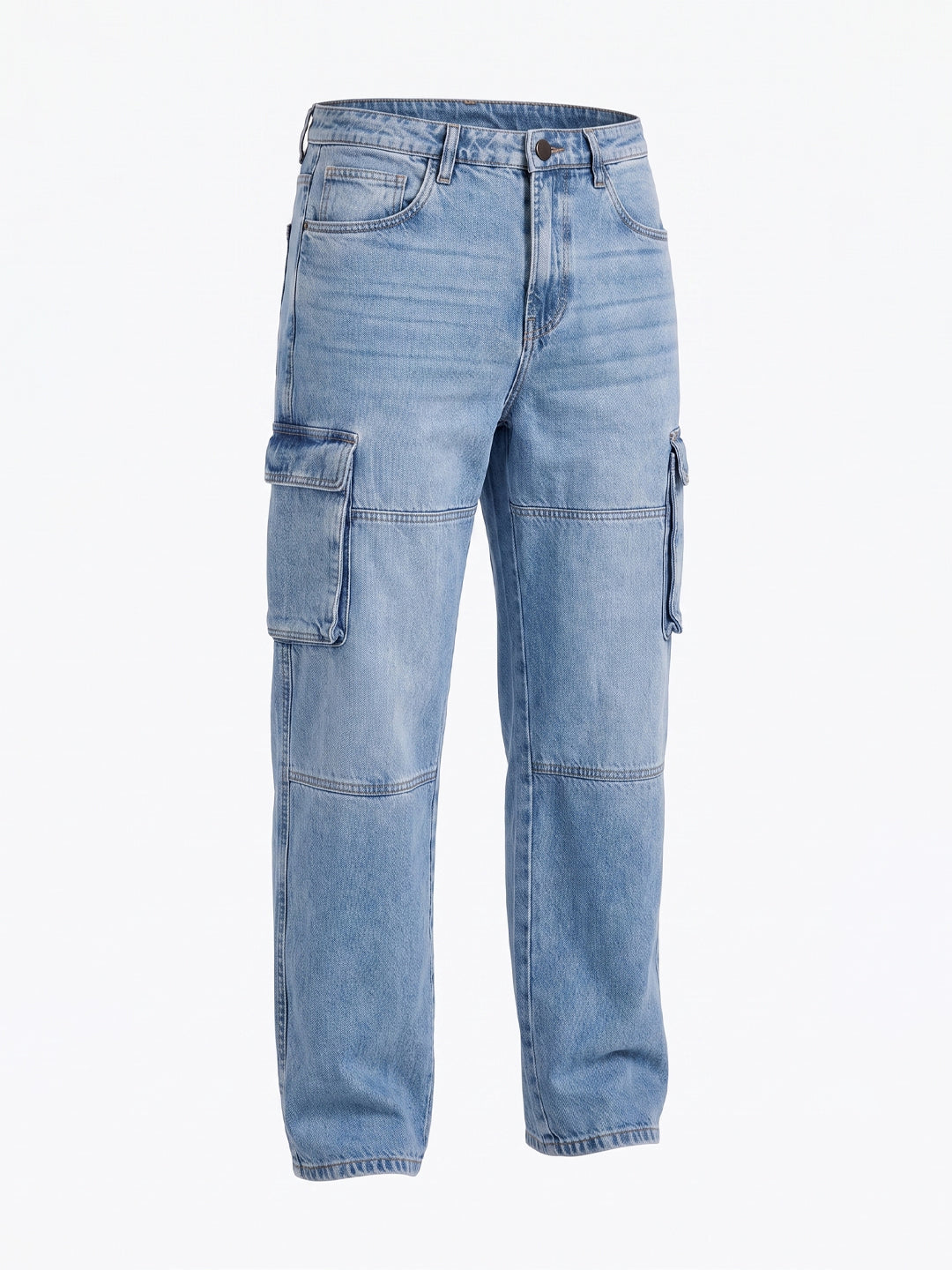 Light Blue Utility Cargo Denim Secondary image