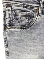 Light Wash Straight Fit Jeans