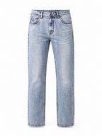 Light Wash Straight Fit Jeans