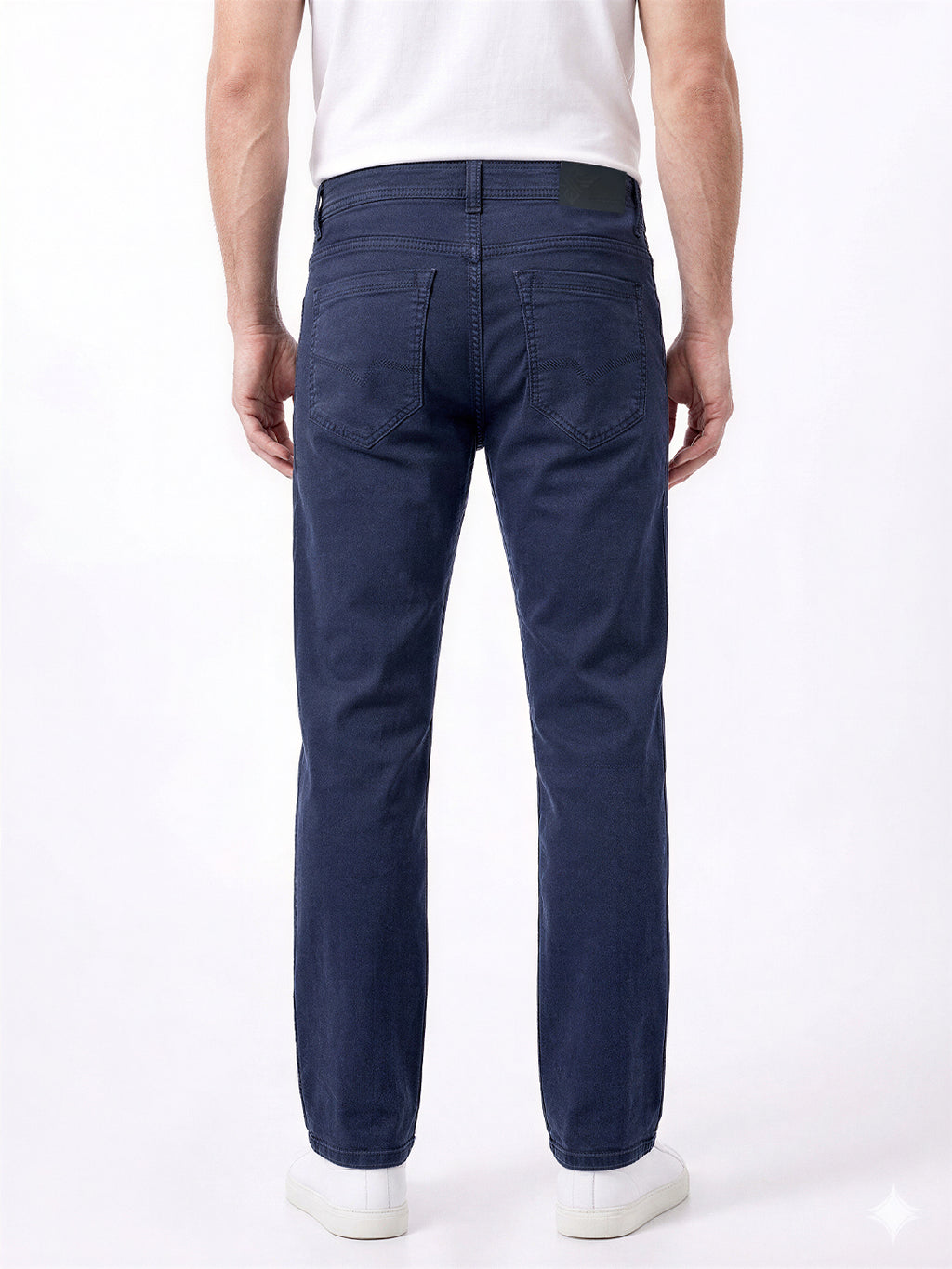 Navy Straight Fit Jeans
