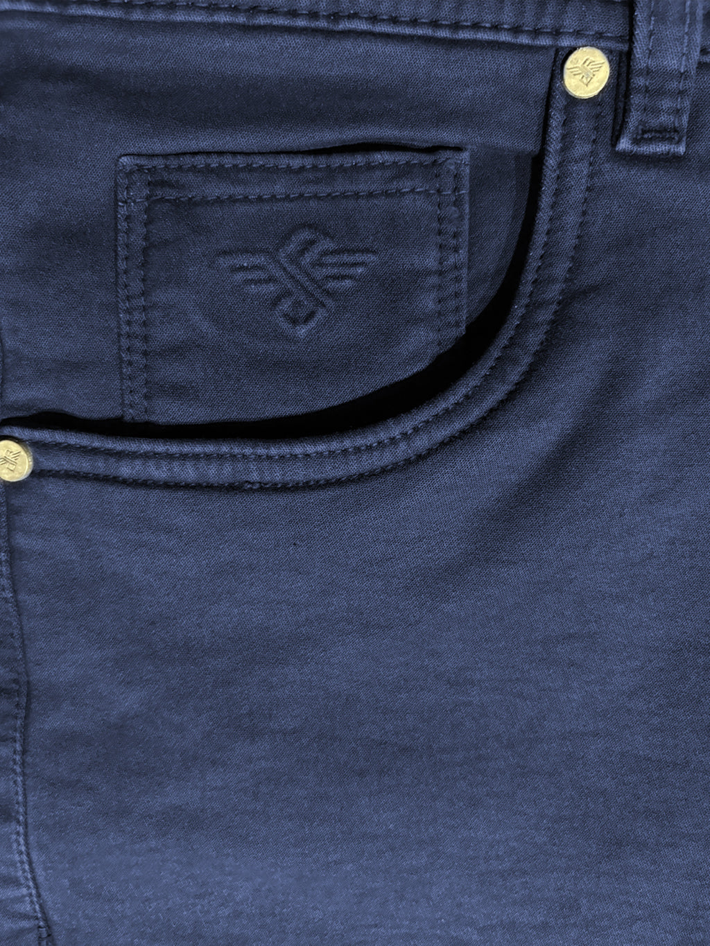 Navy Straight Fit Jeans