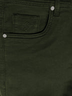 Olive Straight Fit Jeans