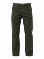 Olive Straight Fit Jeans