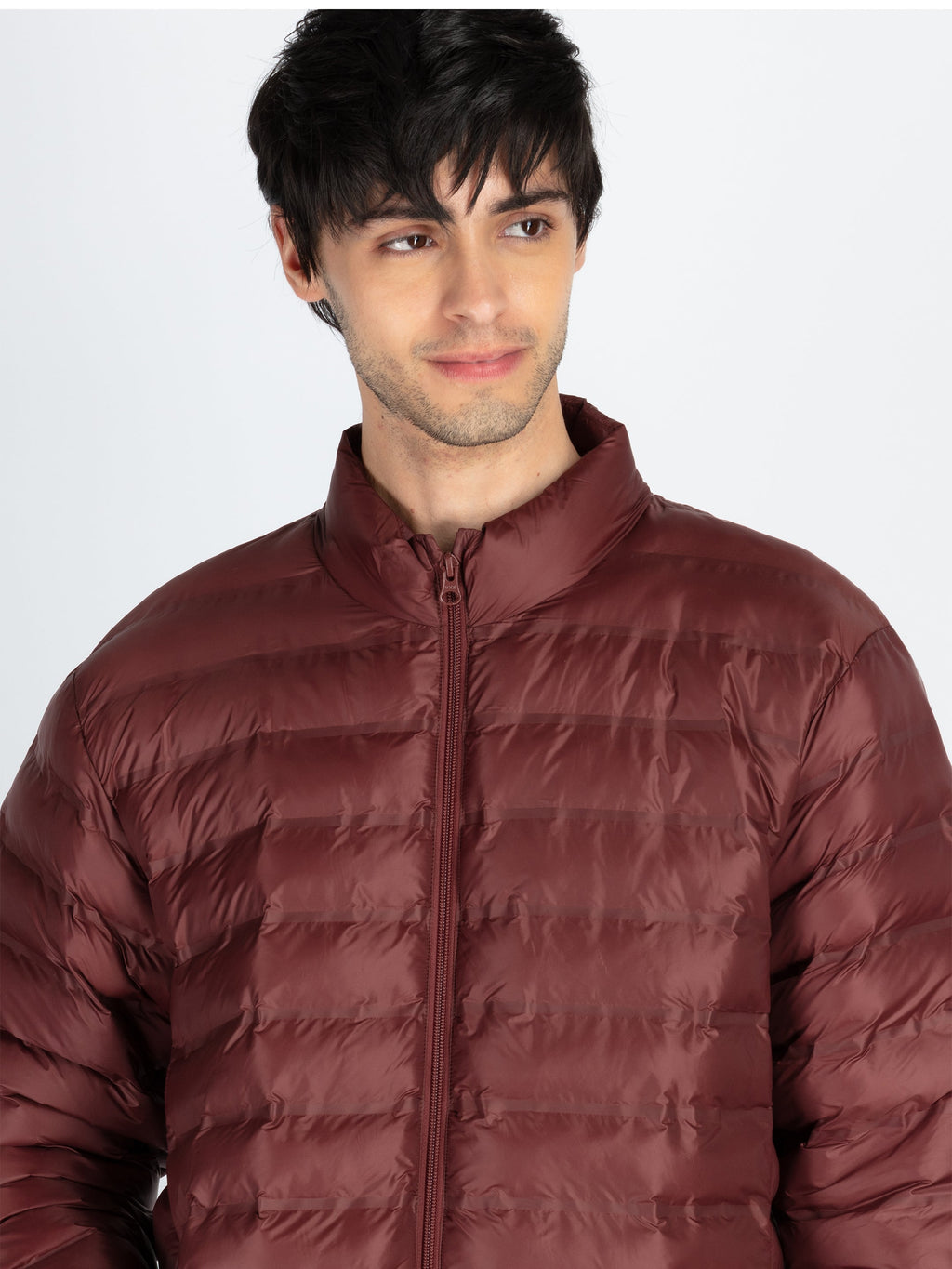 Mens Puffer High Neck Jacket